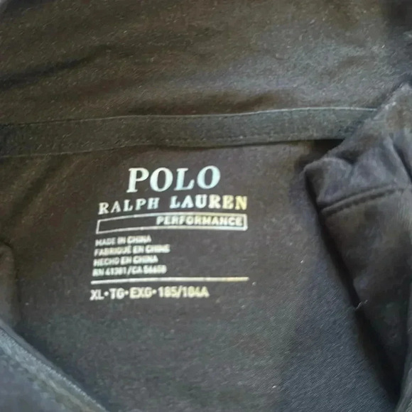 Polo Ralph Lauren black lightweight quarter zip pullover size XL - Picture 4 of 7
